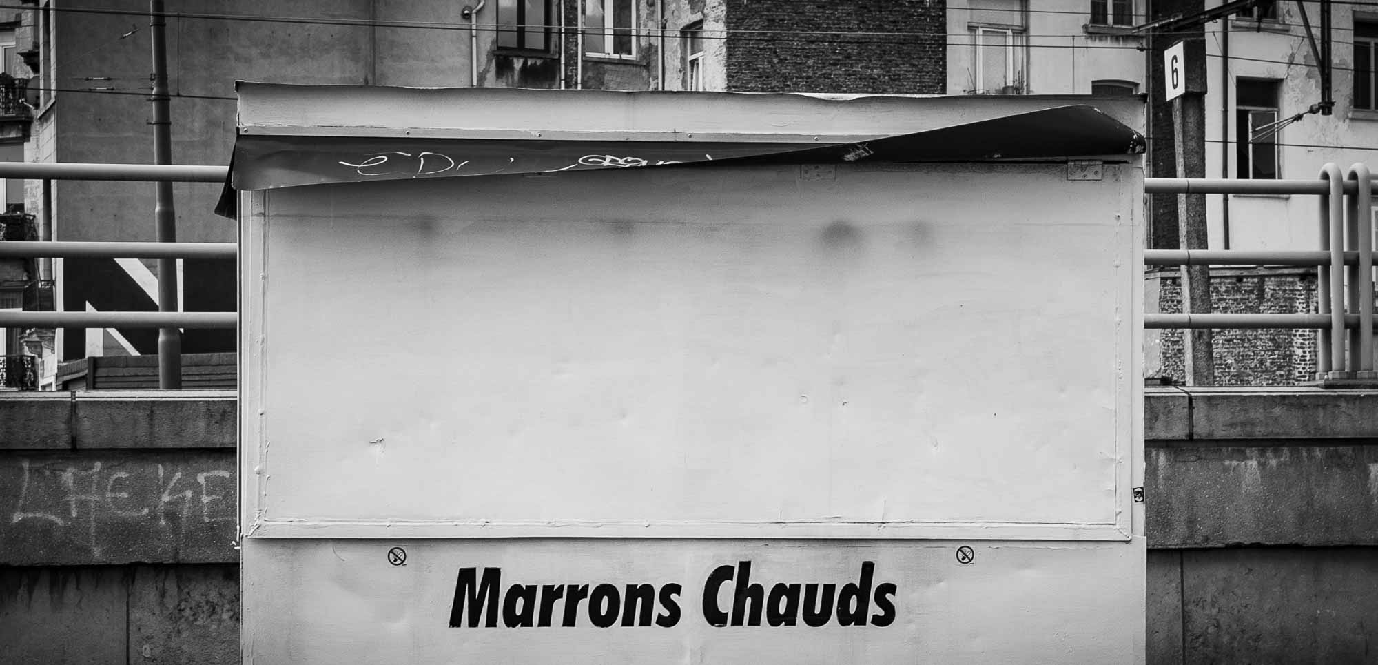 Marrons chauds détail nb